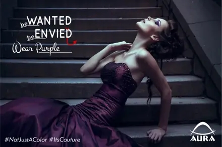 Aura NotJustAColor ItsCouture: Be wanted, be envied: wear purple