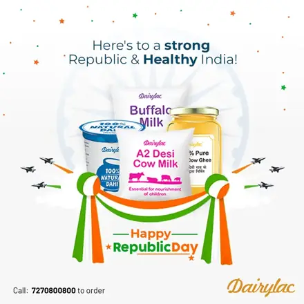 Dairylac Moment marketing in milk: Republic Day