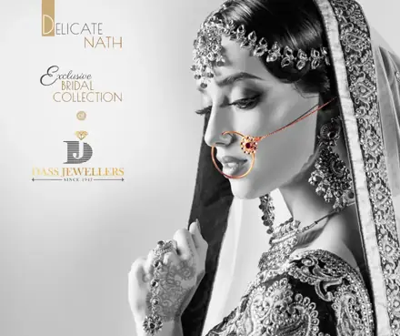 Dass Jewellers Exclusive bridal collection: Delicate nath